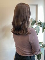 ヘアーアイスカルテット(HAIR ICI QUARTET)&nbsp;大人美人小顔ヘルシースタイルふんわりカールショコラアッシュ