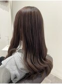 ピンクラベンダーハイライト
