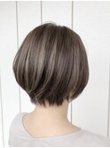 白髪ぼかしハイライト
