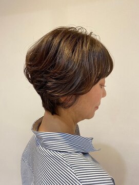 ユウヘアー 尾張旭店(U Hair) 【U Hair】大人小顔ショート/顔周りカット/大人女性