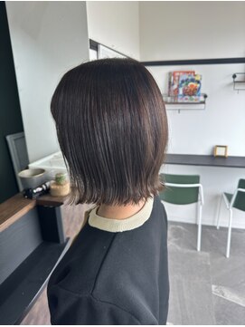 ラッツ(RATS) 切りっぱなしボブ×ナチュラルグレージュ