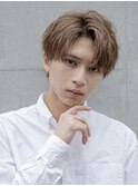 【Men's】マロンブラウンジェットモヒカンスパイキーショート