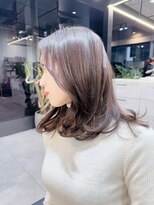 ファンナギンザ(FaNNa ginza)&nbsp;韓国/センター分け/フェミニン/小顔/外ハネ　髪質改善