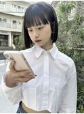 乾かすだけの縮毛矯正ボブ