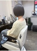 襟足スッキリ切りっぱなしボブ【別府】