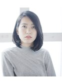 ワンレンボブ/モードボブ/大人ボブ/大人前髪[横浜]