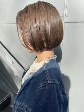 ヌード(NUDE) NUDE レイヤー ワンレンボブ前髪なしショートボブ前下がりボブ