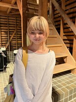 代々木上原美容室 マッシュウルフショート