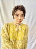 20代30代40代センターパート×フレンチショート２