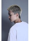 大人男子のブリーチカラー