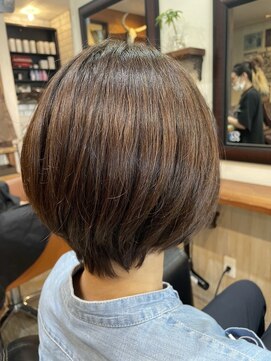 ティアム(TIAM) レイヤーボブ ベージュマットブラウン