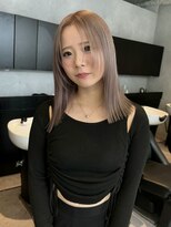 ミル 心斎橋(MIL)&nbsp;ミルクティーグレージュ/心斎橋/ハイトーン/ブリーチ/髪質改善