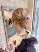 浴衣に映える♪上品まとめ髪アレンジ