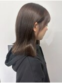 ブリーチなし透明感カラーベージュ＊艶髪シアーカラー/明大前
