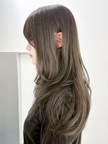 カシェル トウキョウ(Cashel Tokyo)&nbsp;ブリーチなしダブルカラー レイヤーカット オリーブグレージュ