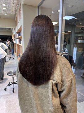 グレージュカラー/ブリーチなしダブルカラー