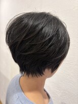 ヘア スタジオ カミング(HAIR STUDIO 髪ING)&nbsp;レイヤーボブショートスタイル