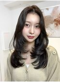 C54ケラチン髪質改善韓国レイヤーチョコブラウン