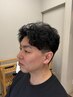 【2回目以降のお客様】メンズカット＋パーマ　￥8900