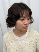 ココ 本八幡(KOKO)&nbsp;□ミルクティーダークブルーデジタルパーマワンホンレイヤー