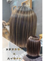 アルファ 我孫子(alpha) ハイライト/メテオカラー/ブリーチ1回/髪質改善/我孫子
