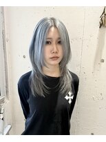 アルジャーノンシロ(ALGERNON shiro)&nbsp;ホワイトシルバー×韓国レイヤー