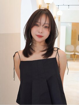 ジーナエス 札幌(Zina S) 髪質改善*顔周りレイヤー*ダークパープル*美髪*Zina S札幌