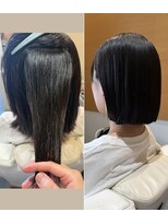 ビーアップヘアー(be:up hair)&nbsp;毛量が多くてもまとまる艶ボブ