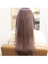 デコヘアーフラッペ(DECO HAIR frappe)&nbsp;Wカラーで淡いピンク