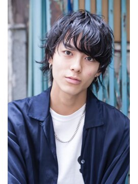 オースティン 錦糸町(AUSTIN) くせ毛風パーマ★ツーブロックショートレイヤー×ワイルドバング