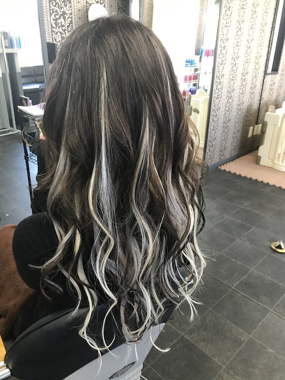 シールエクステ #メッシュ #ハイトーンカラー:L045577227 シールエクステ #メッシュ #ハイトーンカラー:L045577227