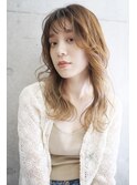 ミディアム  ワイドバング　韓国風　レイヤー　代官山　恵比寿