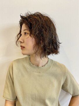 ガタカ(GATTACA) ボブにパーマ