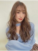 小顔カット大人かわいいデジタルパーマウェーブ