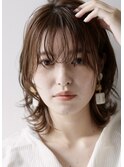 朝楽な外ハネミディアムスタイル