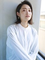 バース(BIRTH) 天神【BIRTH】くすみカラーぱっつんボブウルフボブウルフボブ2