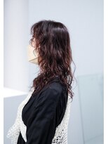 ノード(NODO)&nbsp;【印象的に】スパイラルパーマ＋レッドカラー