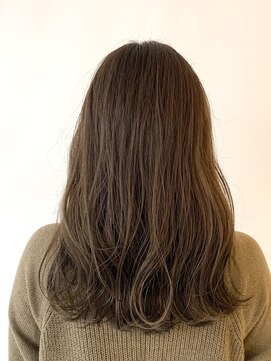 ヘアデザイン ファブロ(hair design FABRO.) ◎韓国風/ブリーチなし/オリーブグレージュ/オリーブ/グレージュ