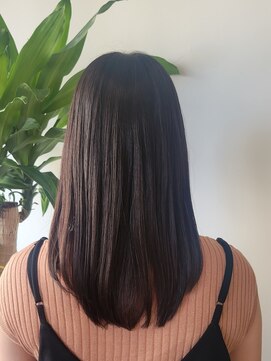 エニィ 池袋西口(Any) 黒髪/グレーベージュ/レイヤーロング/前髪パーマ/池袋