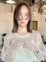 ソーイ(sowi)&nbsp;姫カット×ベージュカラー【@sowi_abe】