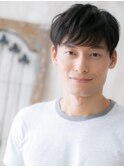 好感度◎ツーブロックくせ毛風前髪パーママッシュW南越谷