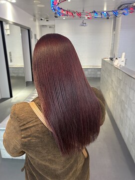 ゲーム 原宿店(GAME) ダブルカラー/ワインレッド/ケアブリーチ/ハイトーンカラー