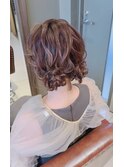 ルーズなツインお団子スタイル♪