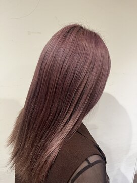 ヘアースペースブルーム リアン 岡町店(HAIR SPACE BLOOM Lien) 【岡町/水素カラー】ピンクカラー