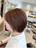 ハイライト/ショート/ベージュ/20代/30代/40代/50代