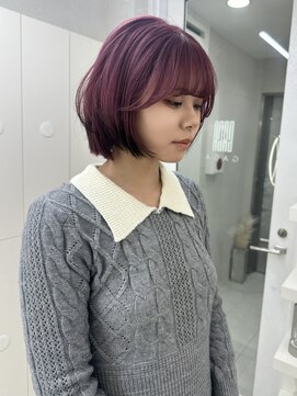 ガガ 心斎橋(GAGA) 韓国/ハイトーンカラー/ワンホンヘア/レイヤーカット/髪質改善