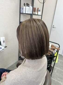 バセット バイ アルター 鎌取店(basset by aL-ter) ハイライトボブ