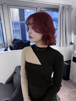 ホープ(hope)&nbsp;韓国ボブ レッドカラー【大阪/梅田】