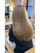 アジールヘア 所沢プロペ通り店(agir hair)&nbsp;グレージュミルクティーメルティカラーフェミニンロング所沢