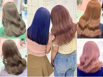 ガーランド(Girland)の写真/【25歳以下女性限定サロン】暗髪＆ハイトーン＆インナーカラーも髪質改善しながら叶えられる♪